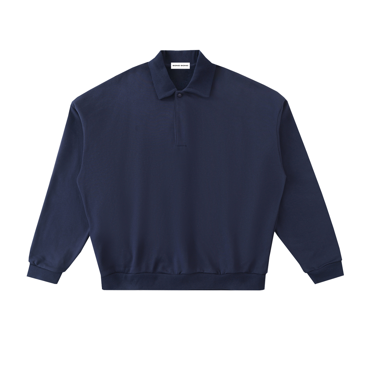 Men's Heavyweight Fleece Polo Sweatshirt