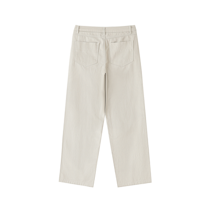 Men's Heavyweight Cotton Straight-Leg Pants