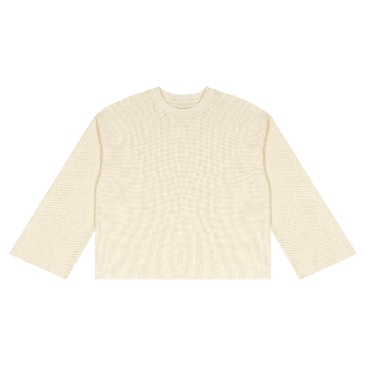 Waffle Raw Edge Shirt