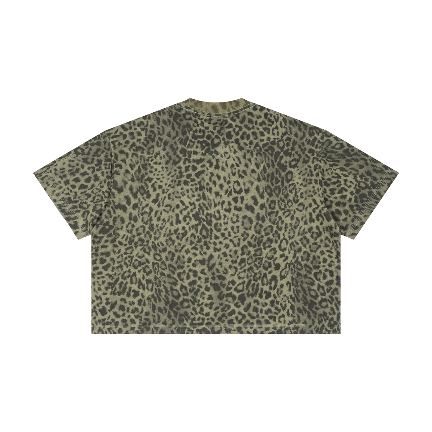 Leopard Print Boxy T-Shirt