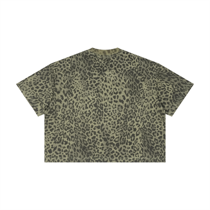 Leopard Print Boxy T-Shirt