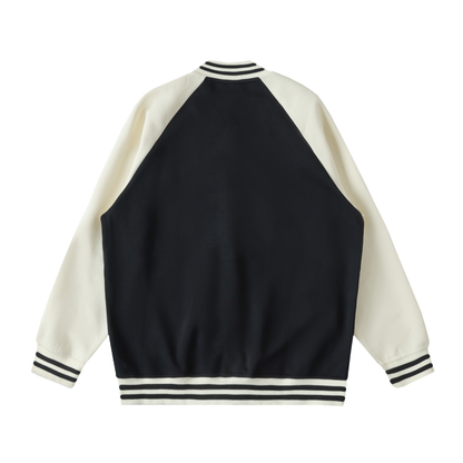 Raglan Sleeve Varsity Jacket