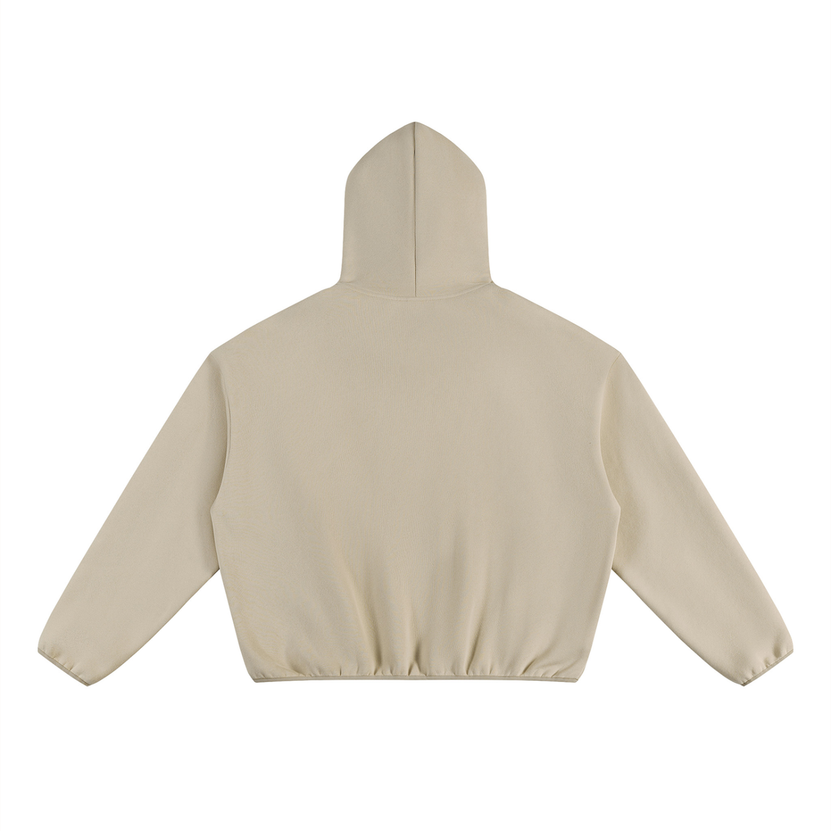 Boxy Piping Fleece Hoodie
